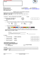 Bestellformular für Kennzeichen
